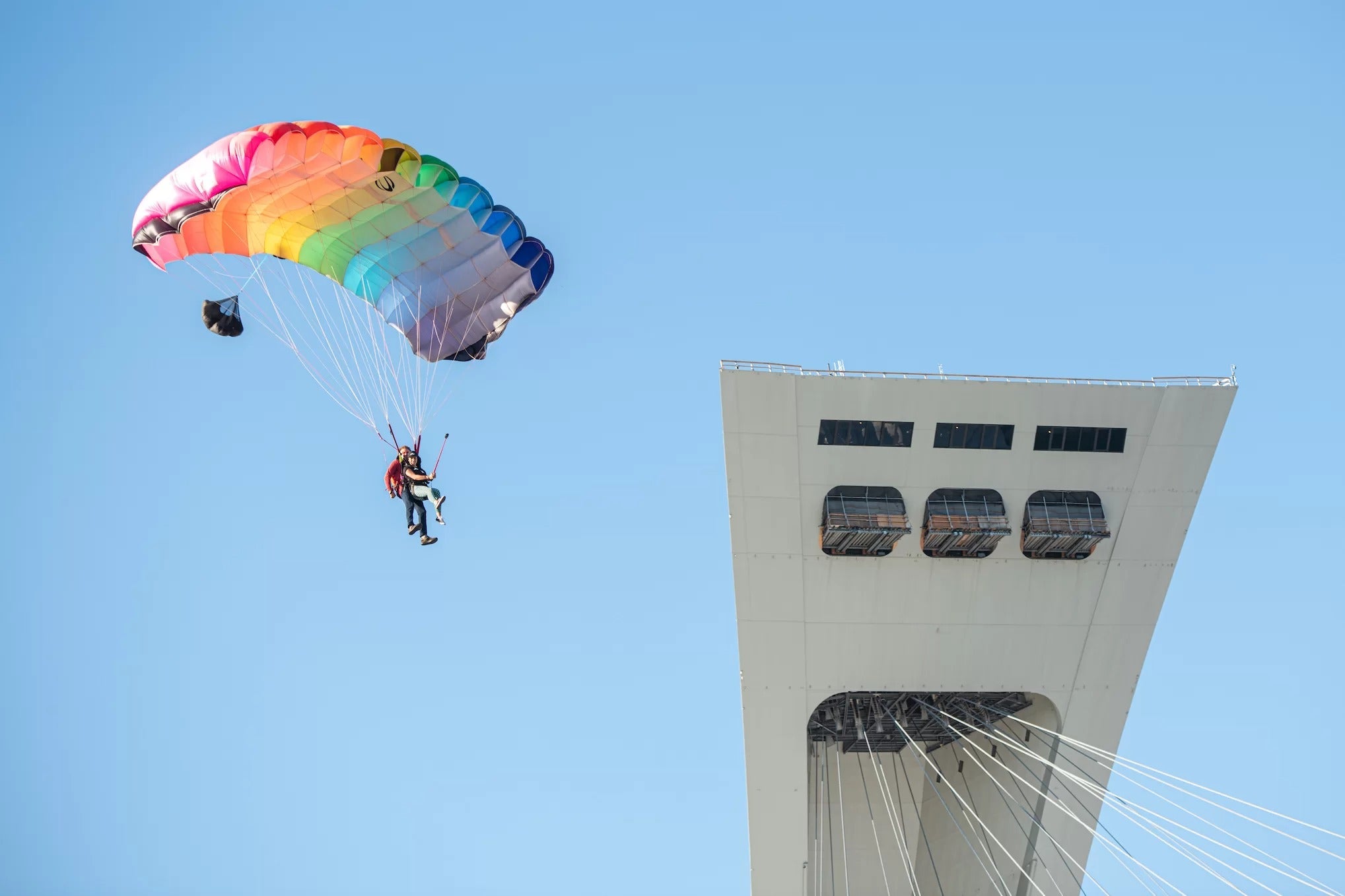 Be there for the first base jump from the Hilton Oceanfront rooftop at JACKALOPE VIRGINIA BEACH!