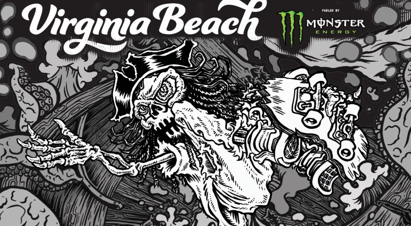 The artist behind JACKALOPE Virginia Beach artwork