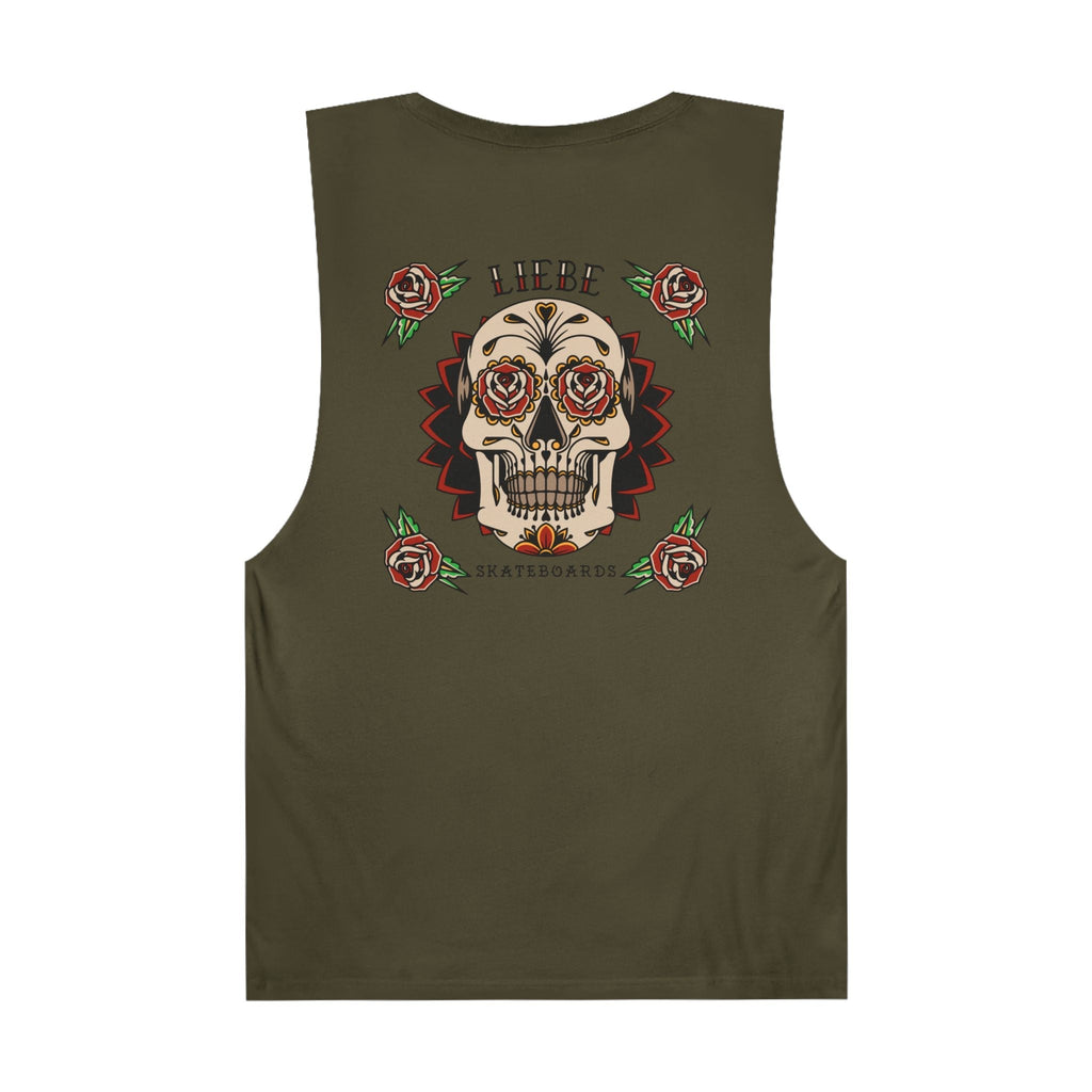 Liebe Calavera Rosa Tank