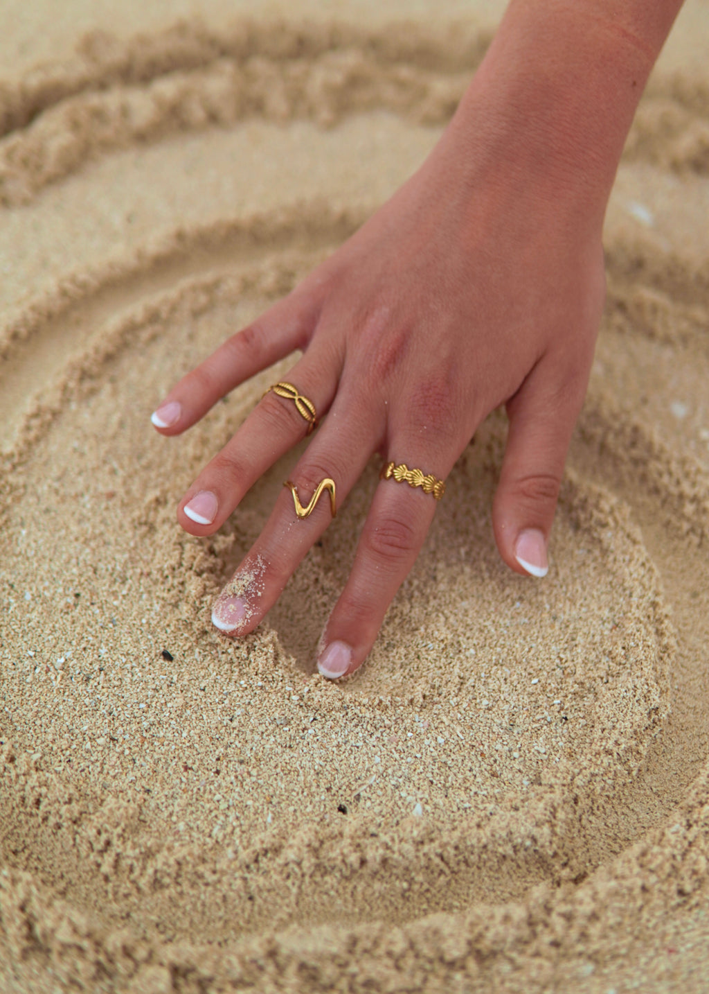 Seashell Ring - adjustable