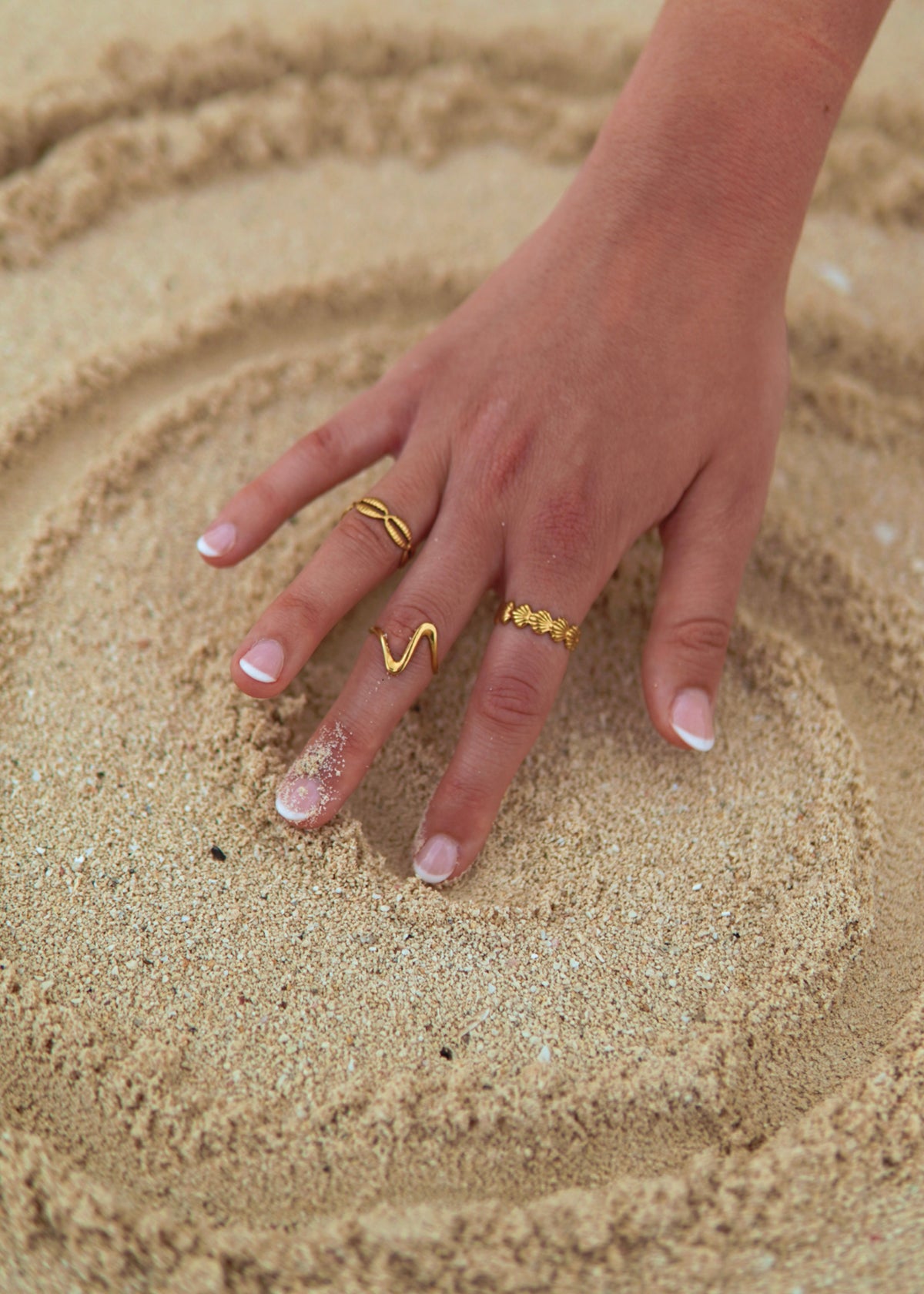 Seashell Ring - adjustable