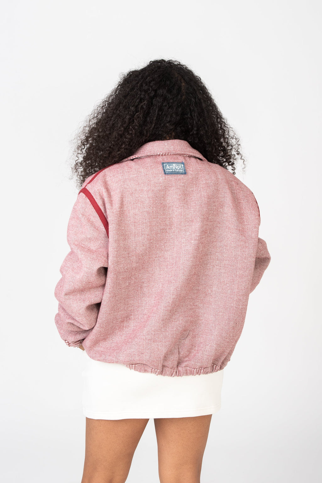 Blouson style aviateur - tartan réversible