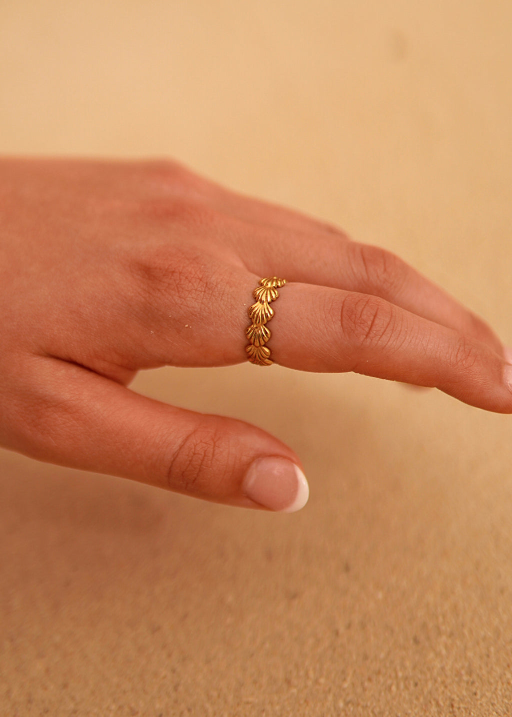 Seashell Ring - adjustable