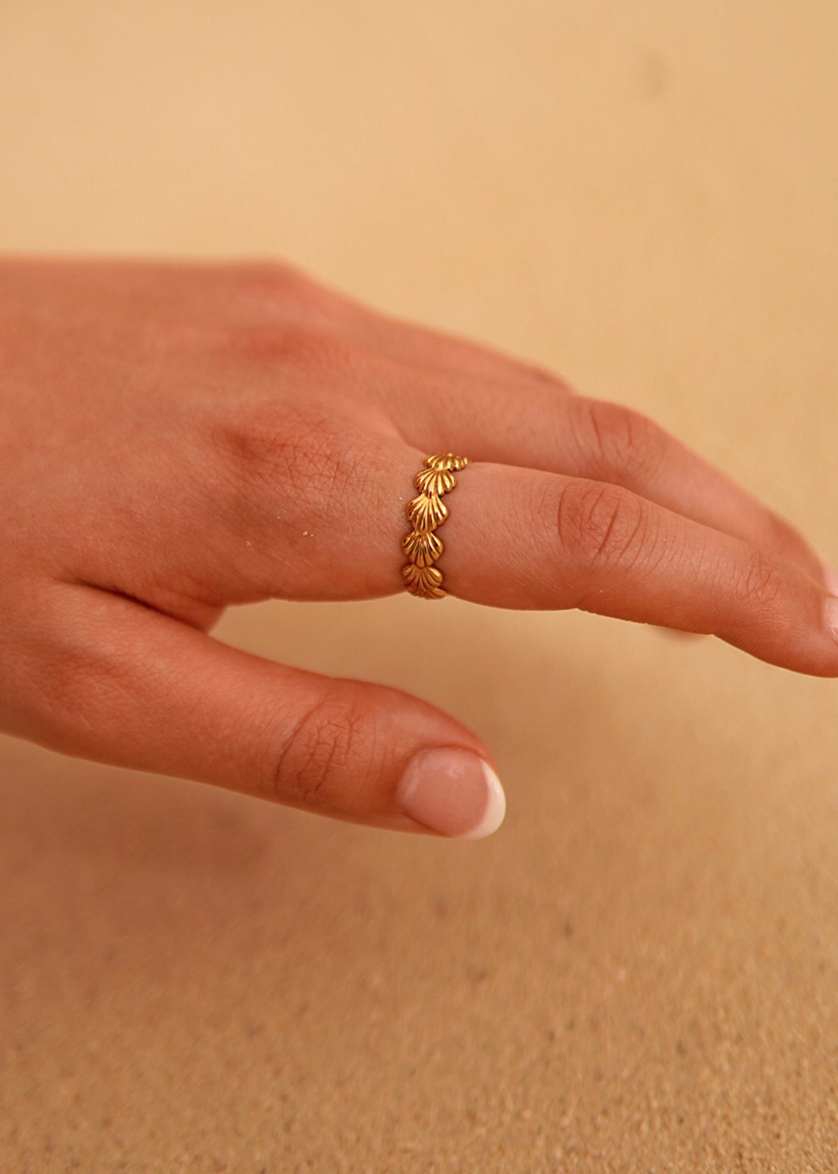 Seashell Ring - adjustable