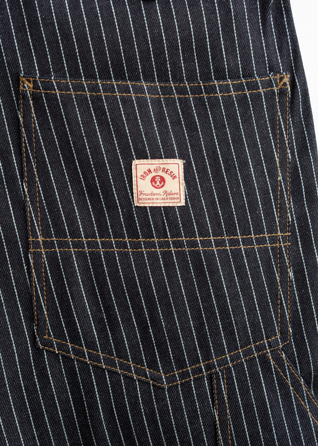 Dennis Striped Denim Short