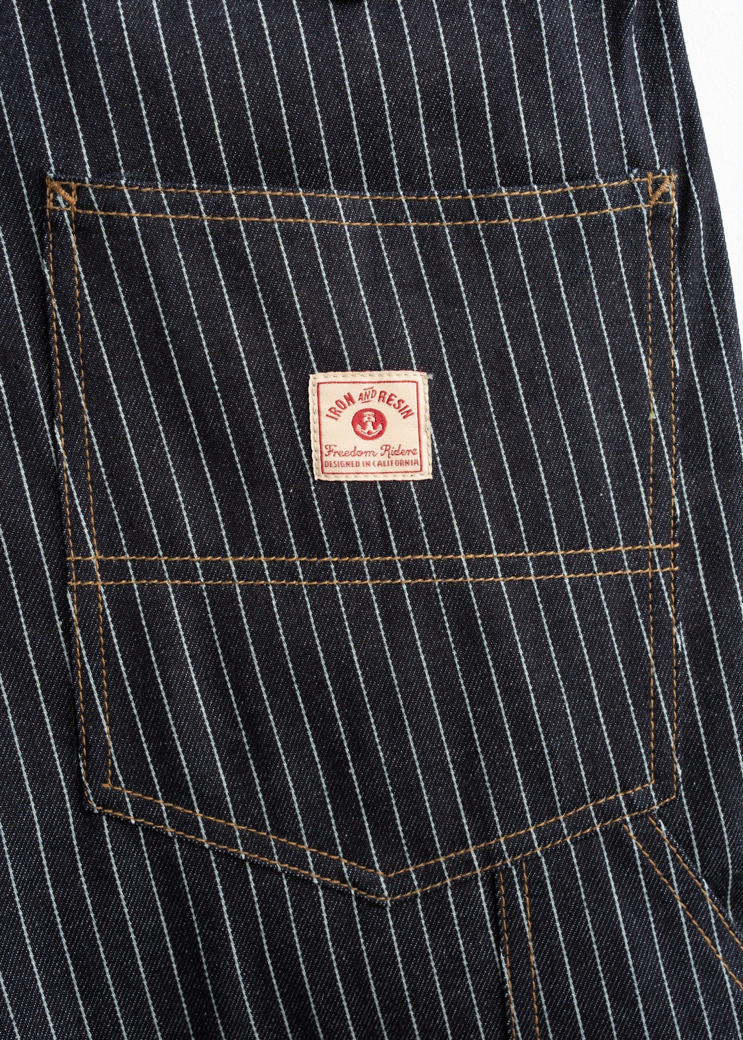 Dennis Striped Denim Short