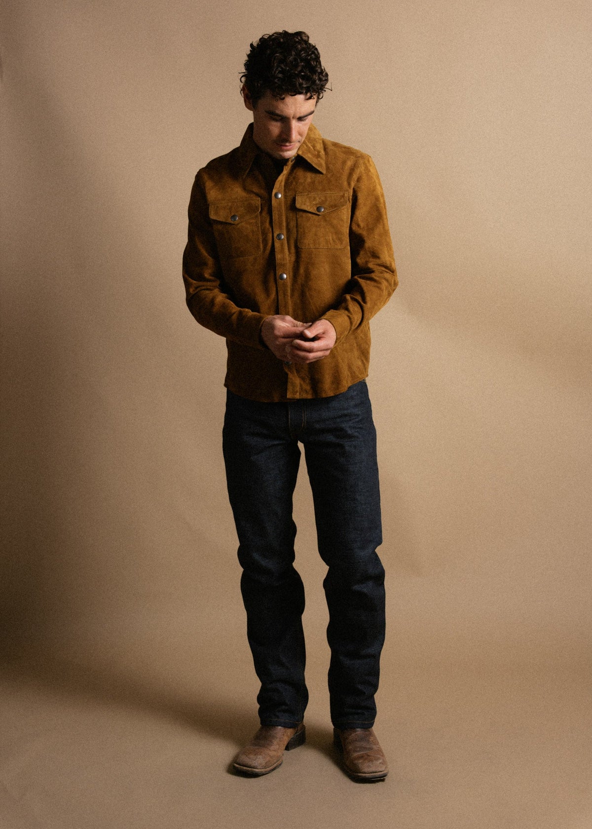 Goat Suede Roughneck Shirt