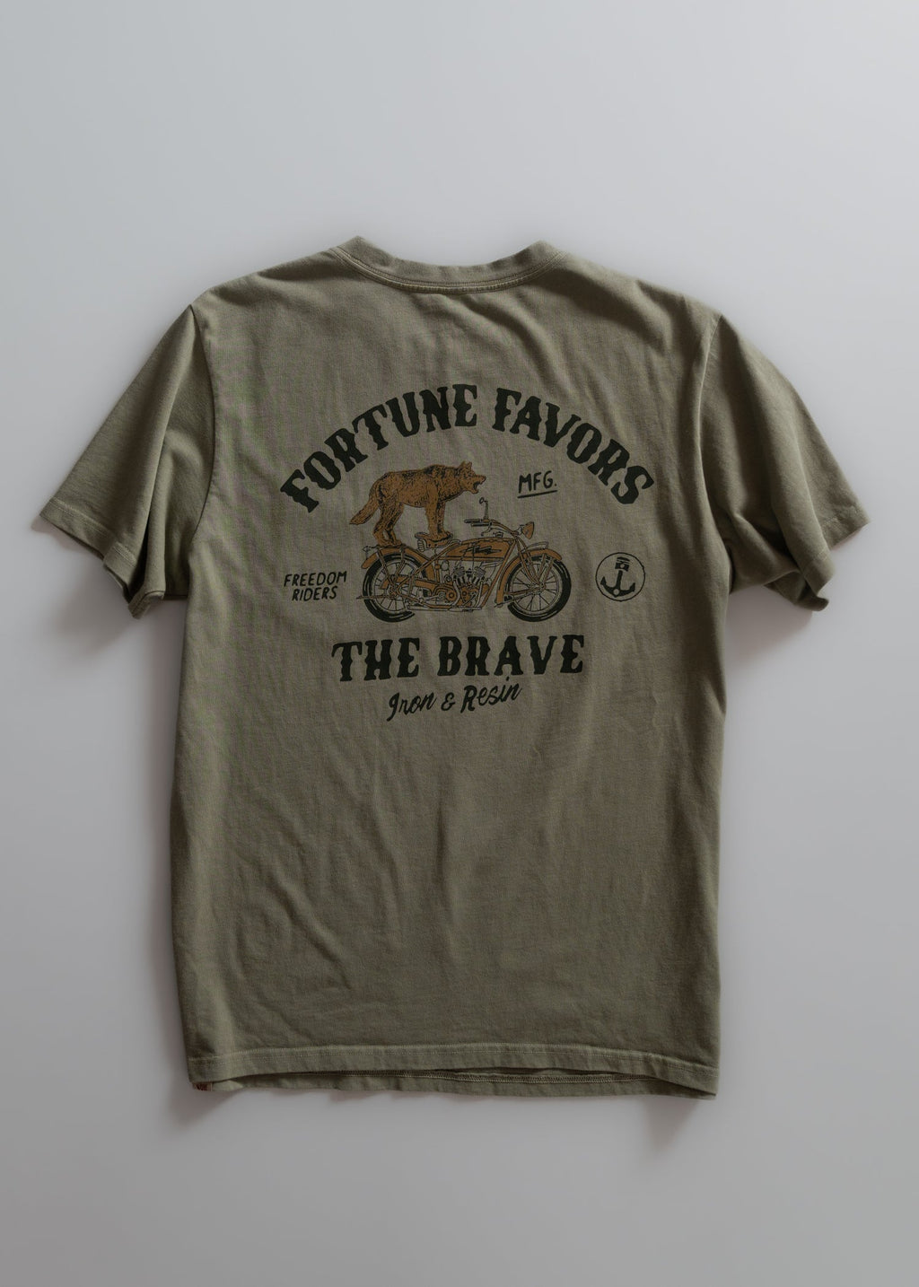 Fortune Favors the Brave Pocket Tee