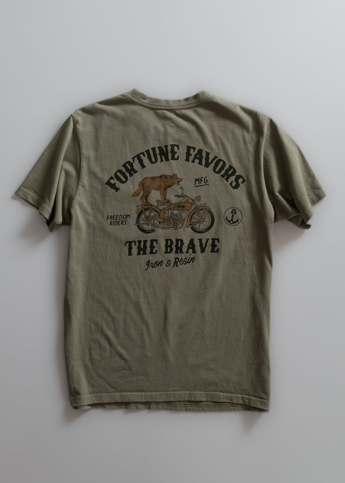 Fortune Favors the Brave Pocket Tee