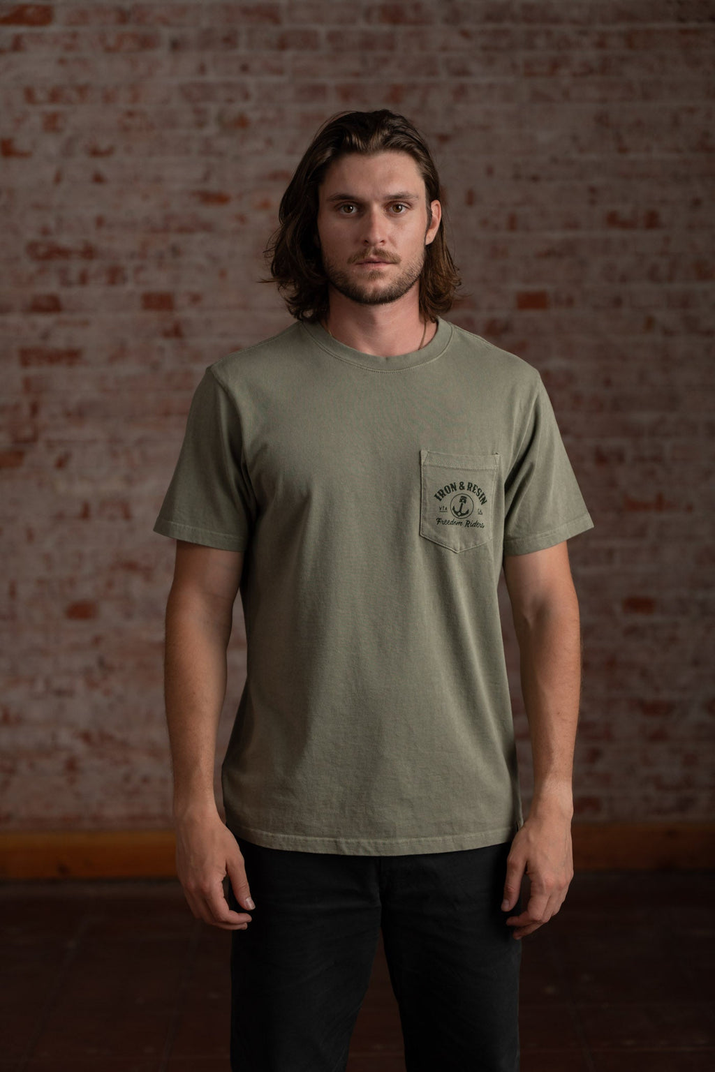 Fortune Favors the Brave Pocket Tee