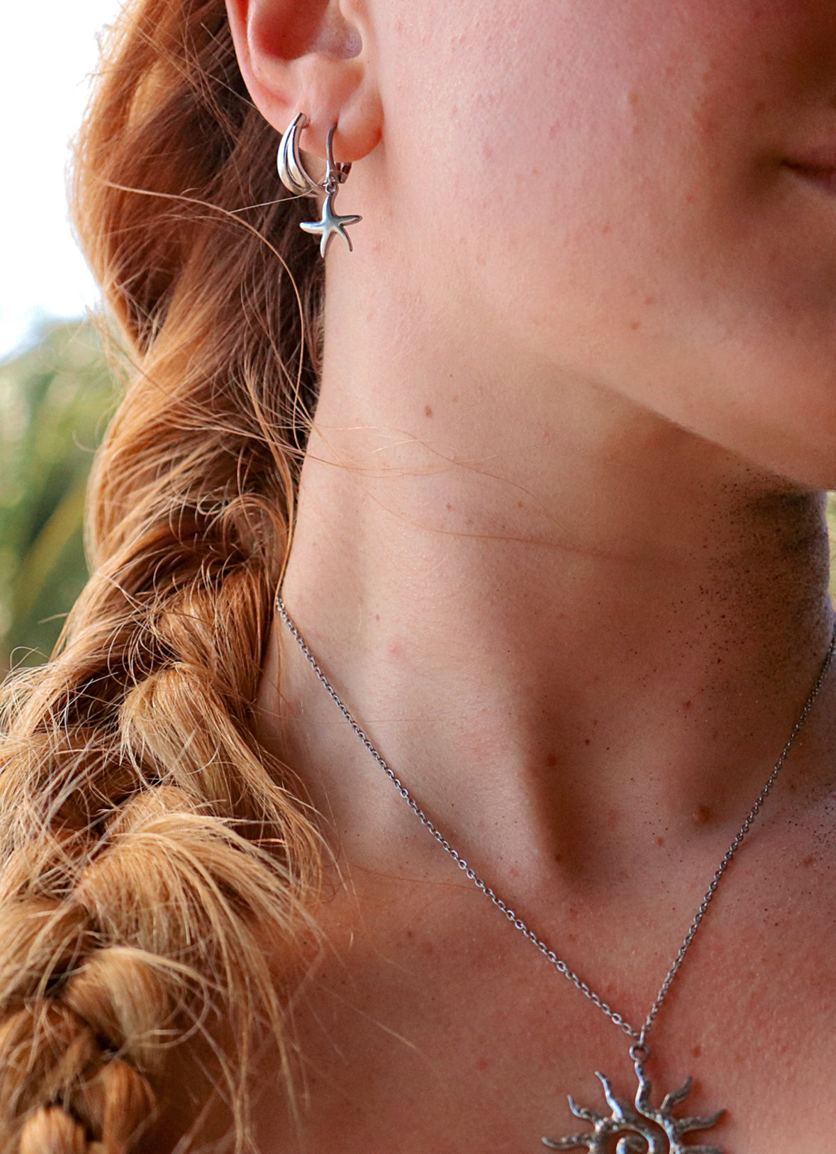 Mirage Hoop Earrings - Silver