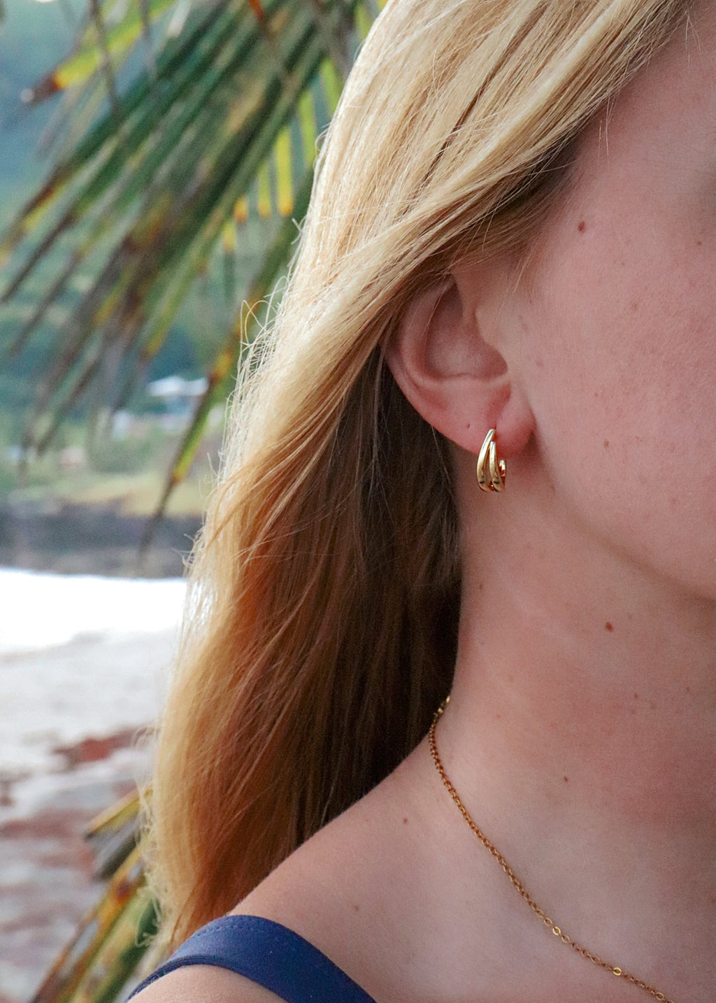 Mirage Hoop Earrings - Gold