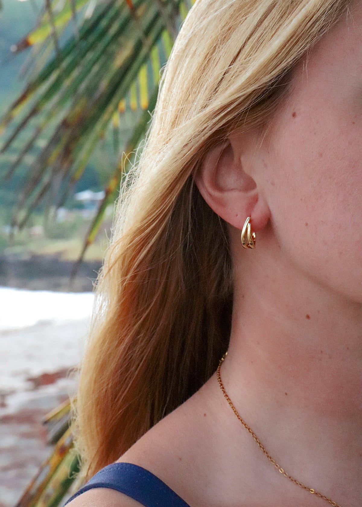 Mirage Hoop Earrings - Gold