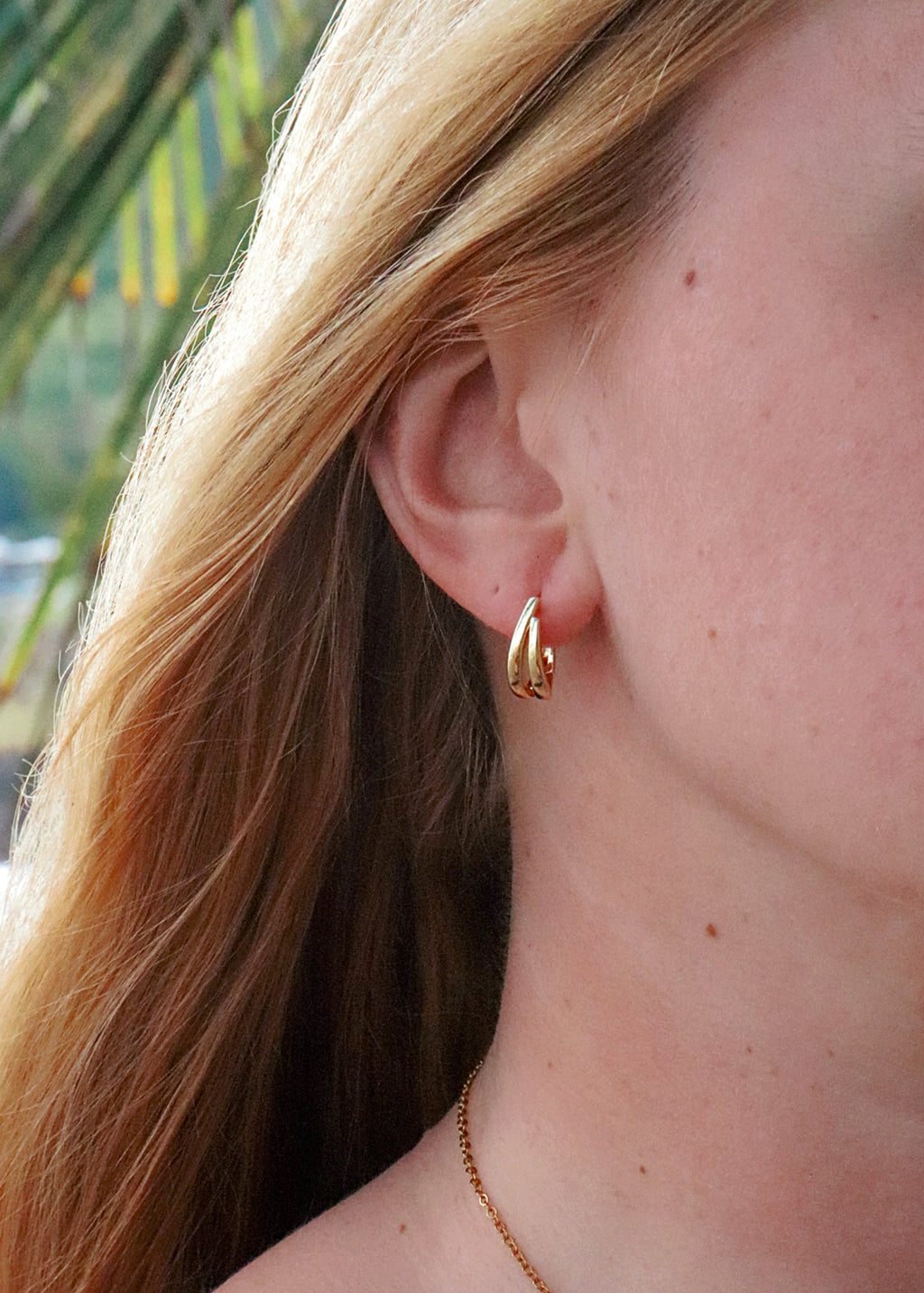 Mirage Hoop Earrings - Gold