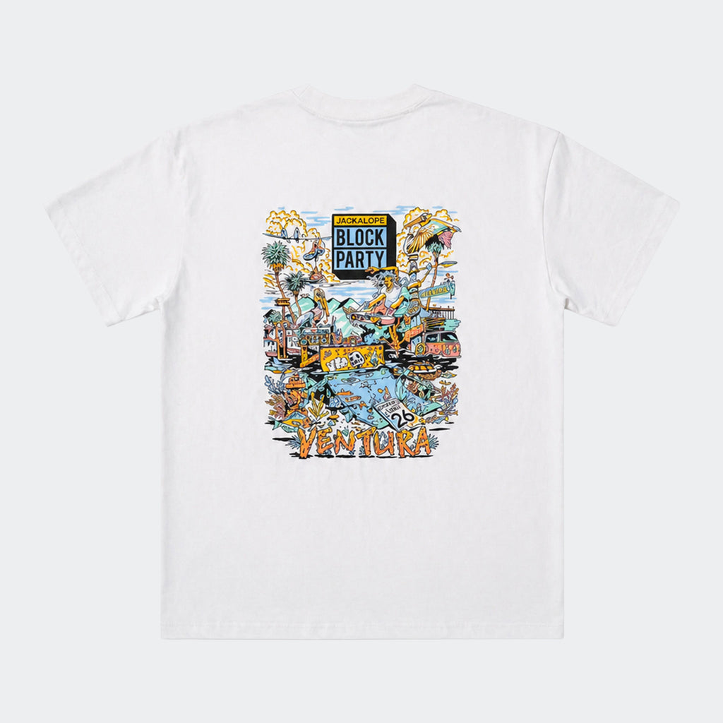 T-SHIRT - BLOCK PARTY VENTURA