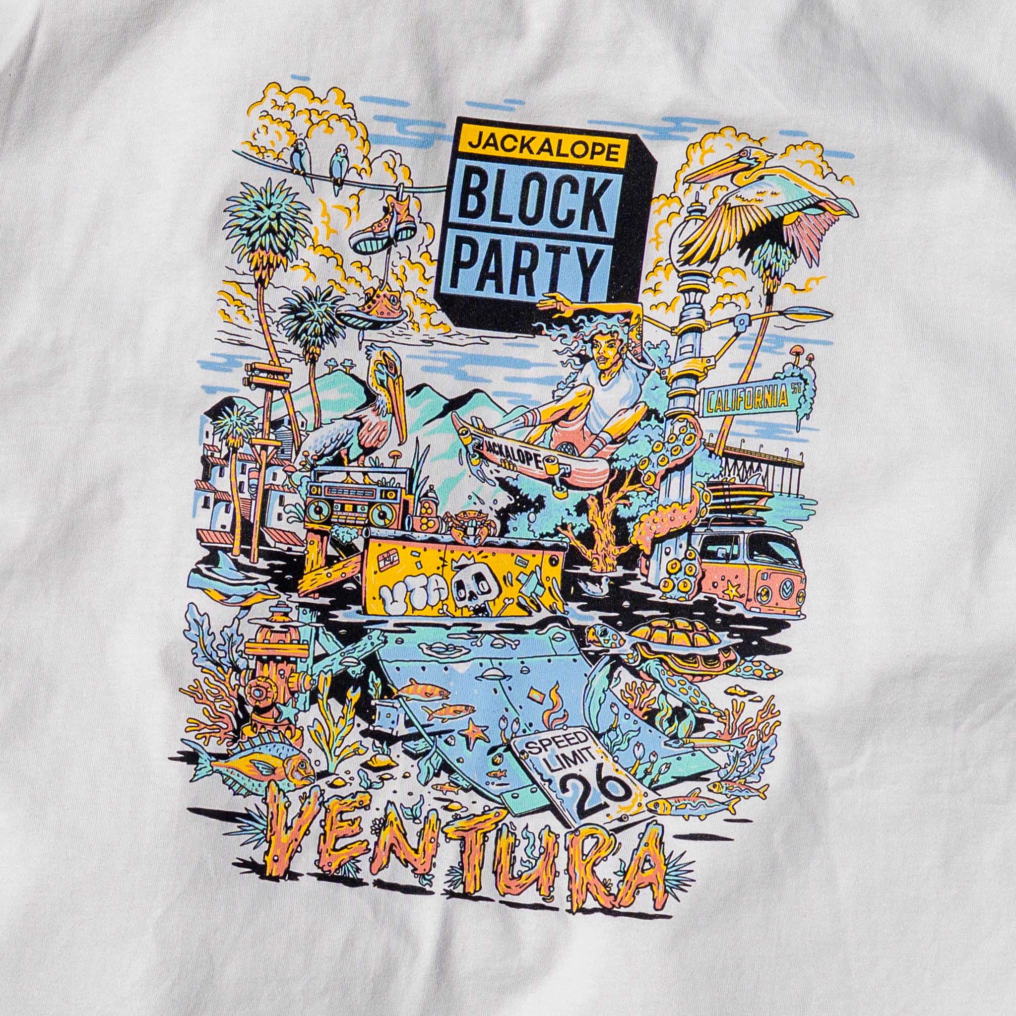 HOODIE - BLOCK PARTY VENTURA