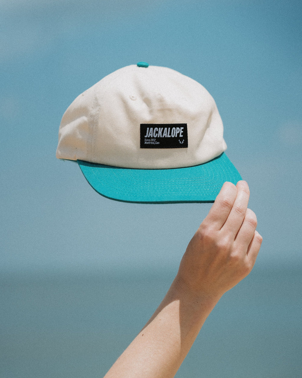 JACKALOPE BLUE SURF CAP