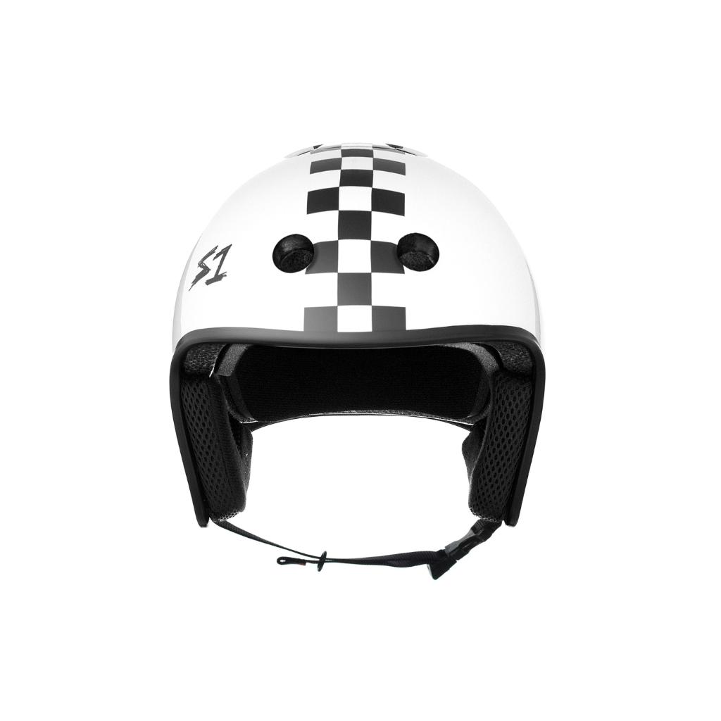 S1 Lifer Retro Helmet Checkers / Stripes