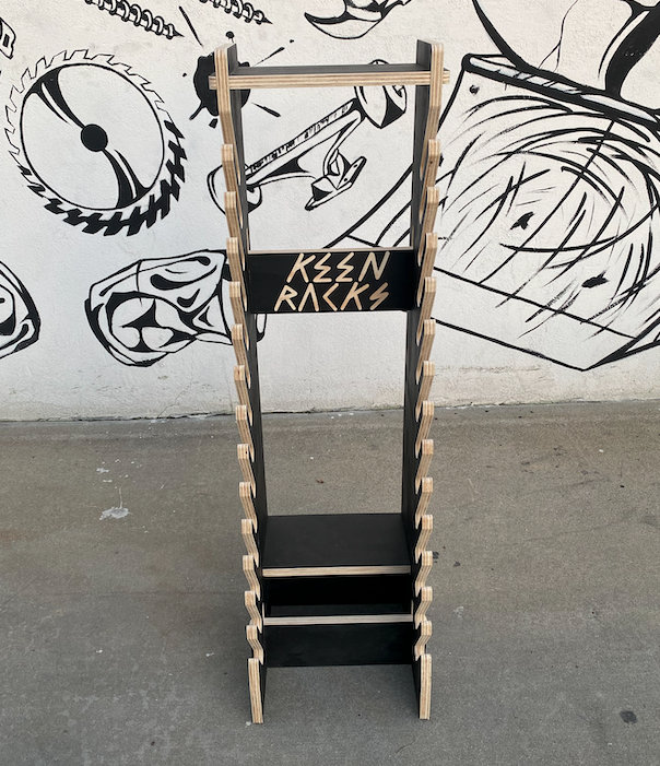 Keen Racks Free Standing Skateboard Rack