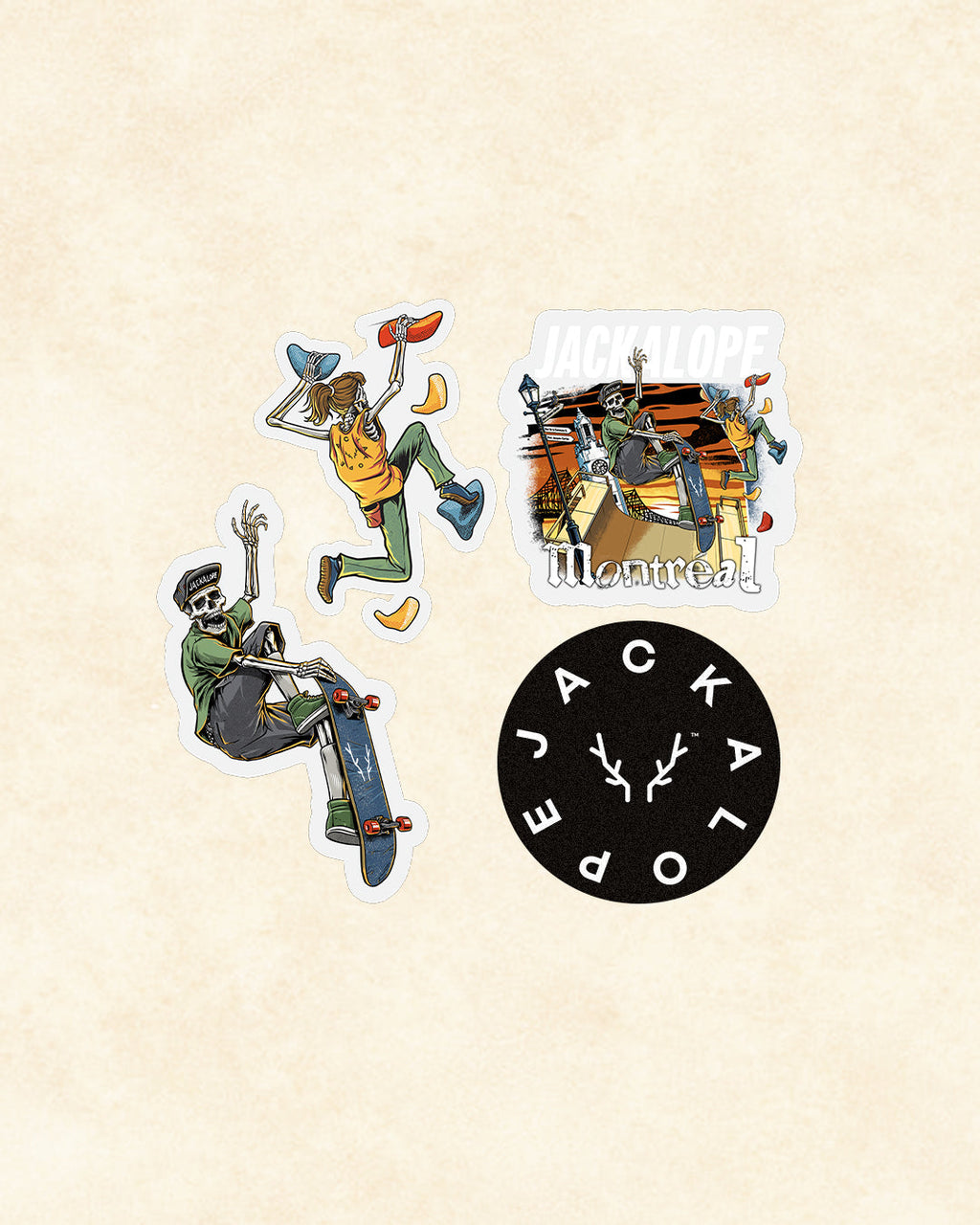 JACKALOPE Montréal 2025 Sticker Pack - Limited Edition