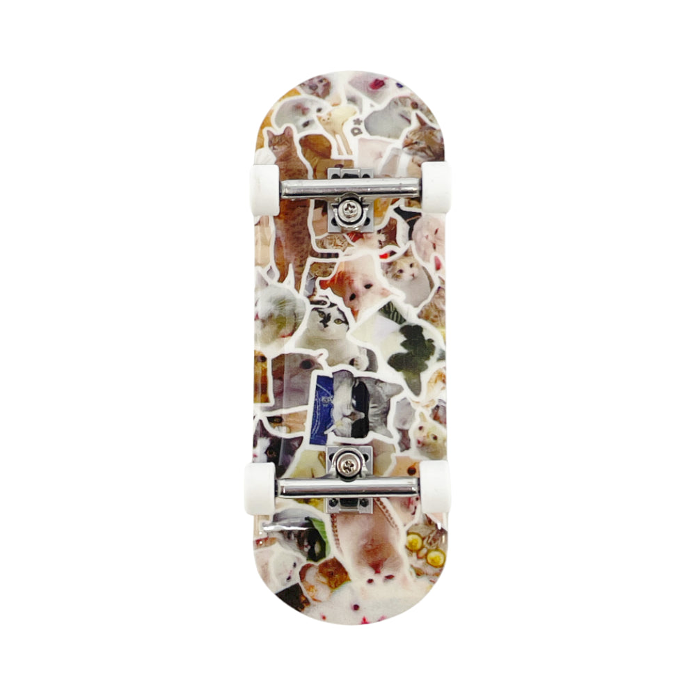 Victory Fingerboards Cats Sticker Bomb 34mm Pro Complete