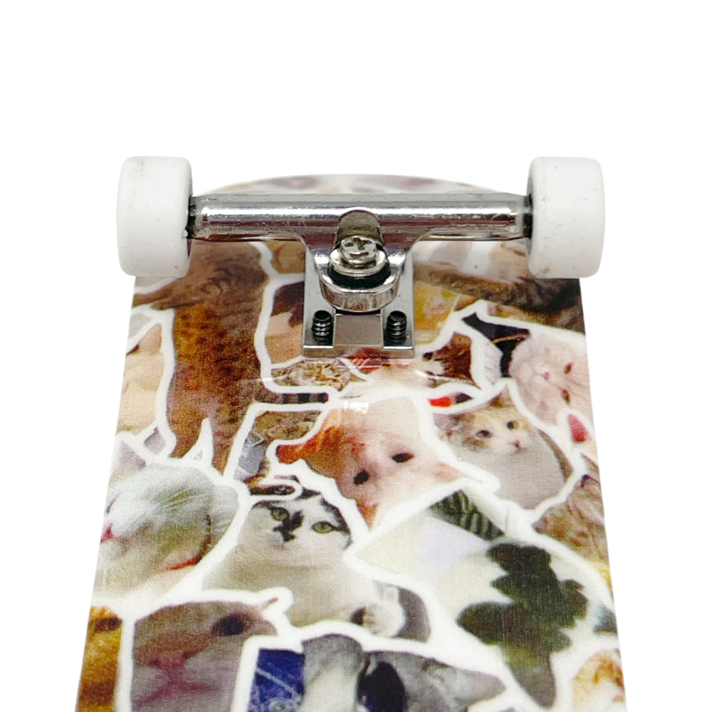 Victory Fingerboards Cats Sticker Bomb 34mm Pro Complete