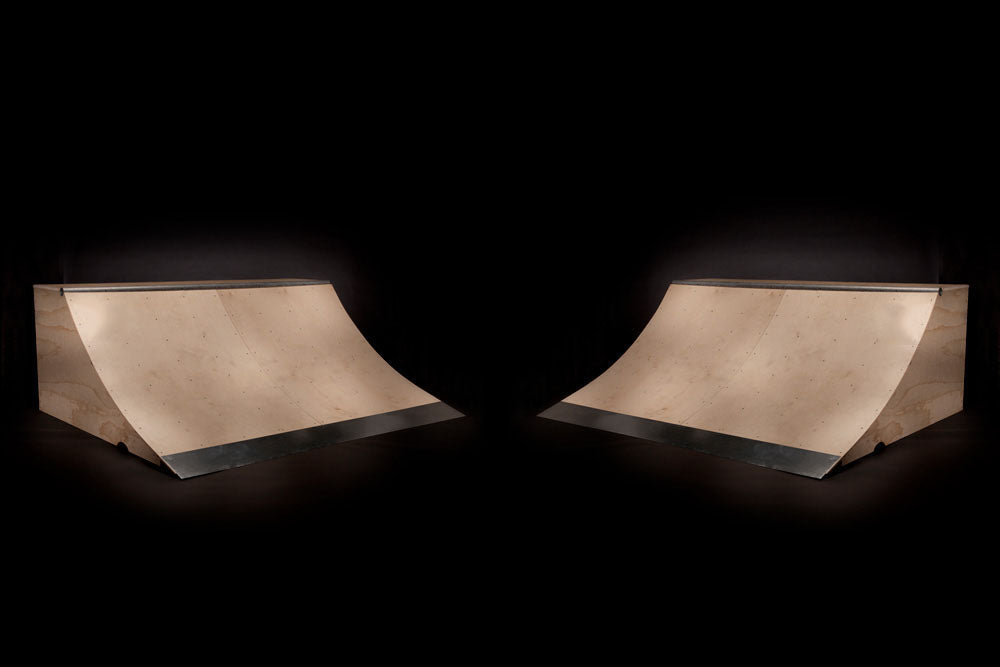 (two) 3' x 6' Quarter Pipes