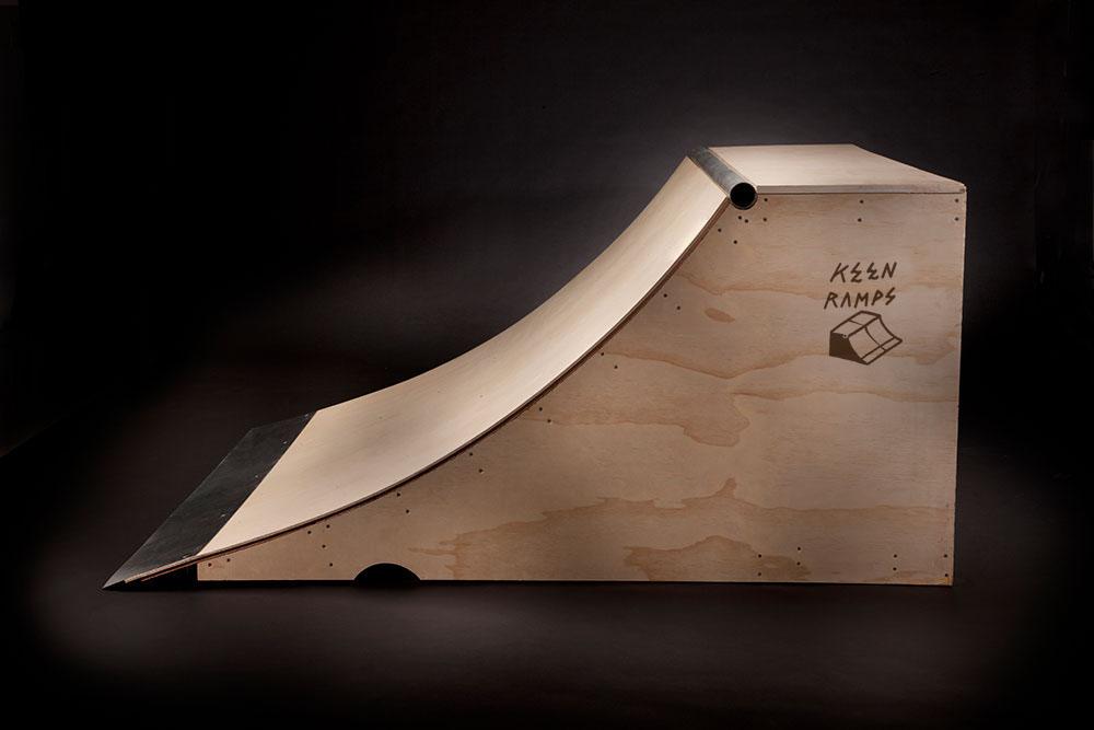 (two) 3' x 8' Quarter Pipes