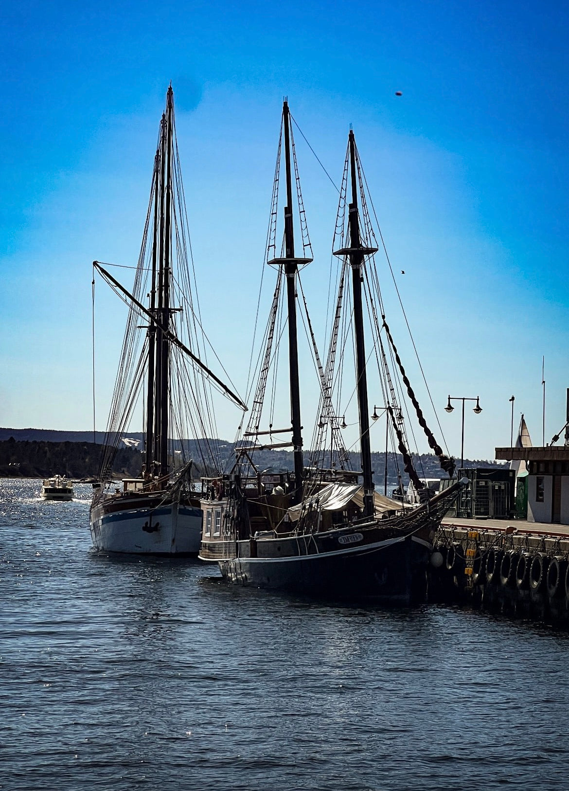 Oslo, Norway: tall ships in the harbour. Photo by Mike Boisvert / The Skate Nomad