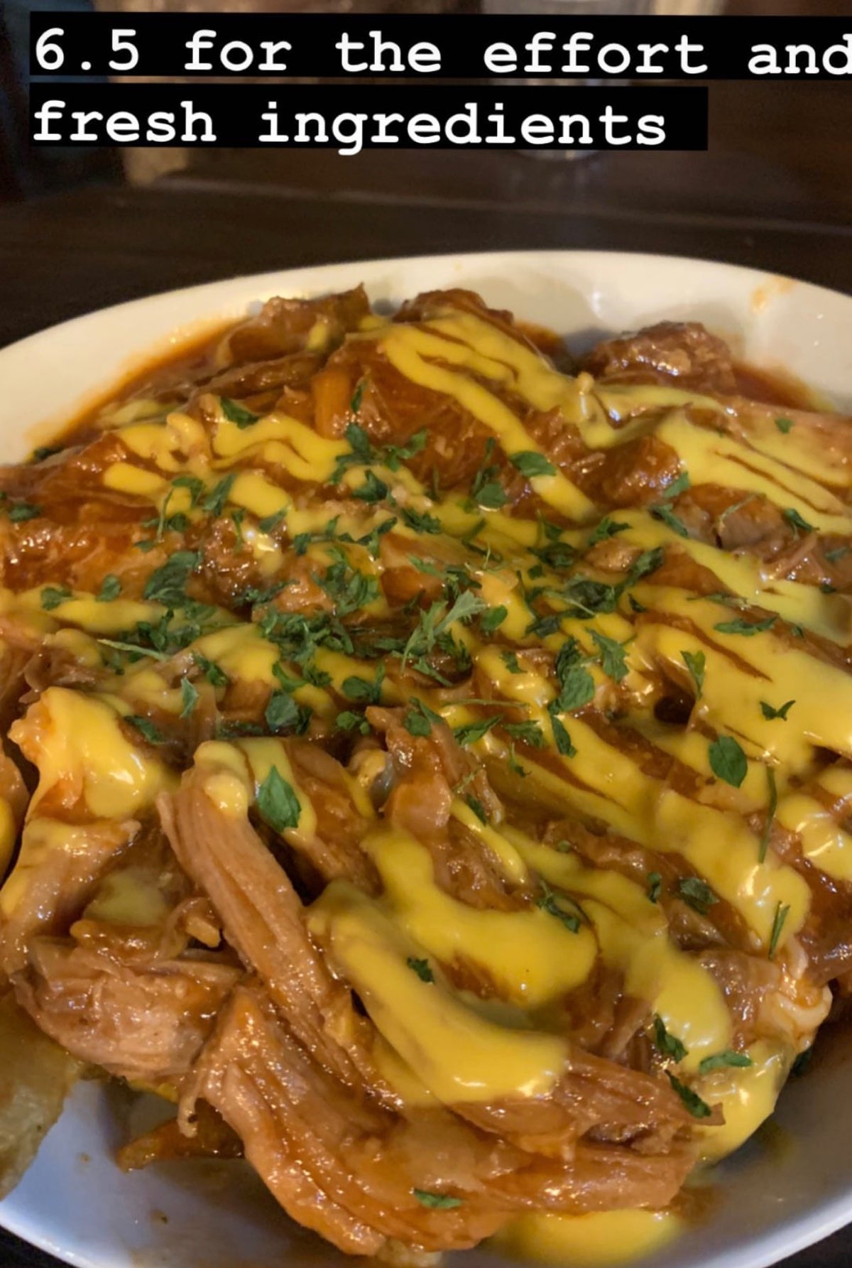 El Salvador: the San Salvador poutine Mike Boisvert rated 6.5 for the effort and fresh ingredients. Photo by Mike Boisvert / The Skate Nomad