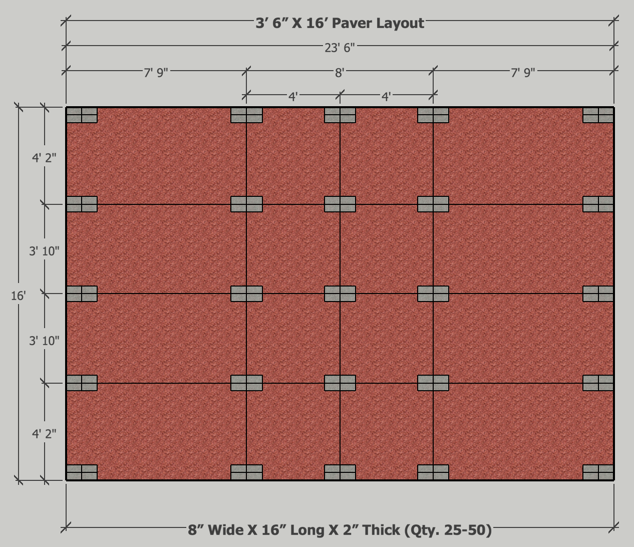 3.5' x 16' Mini Half Pipe