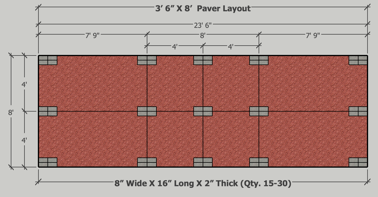 3.5' x 8' Mini Half Pipe